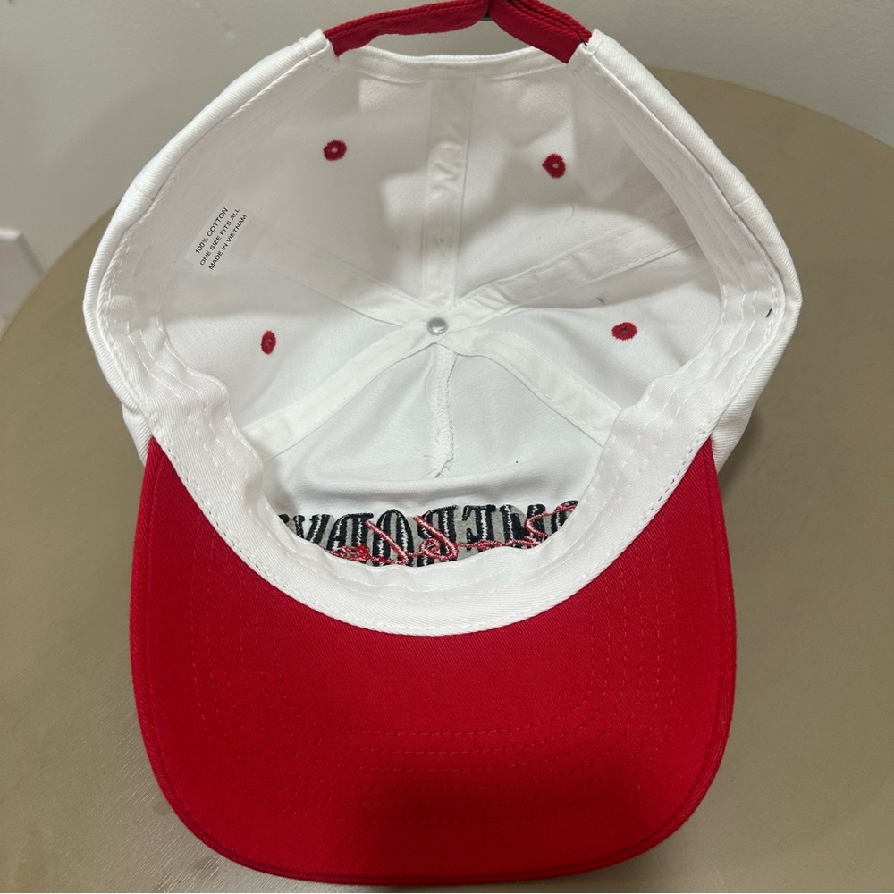 White And Red Somebody's Problem Cap - image 4
